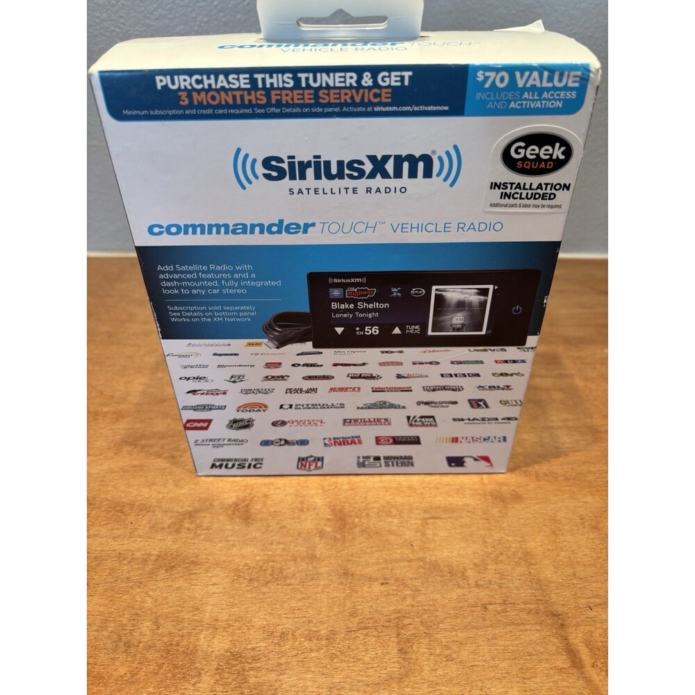 SiriusXM Commander Touch Satellite Radio Tuner w/ Touchscreen Controller SXVCT1